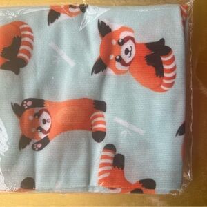 Adorable Fox Print Kids Scarf